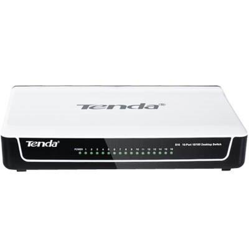 Комутатор TENDA S16 16port 10/100BaseTX, desktop