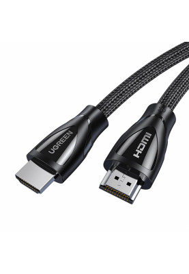 Кабель HDMI M - M, 3.0 м, V2.1 With Braid 8K@60Hz/4K@120Hz, HD140 UGREEN Чорний