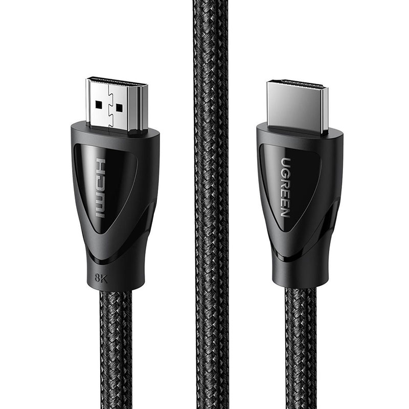 Кабель HDMI M - M, 3.0 м, V2.1 With Braid 8K@60Hz/4K@120Hz, HD140 UGREEN Чорний