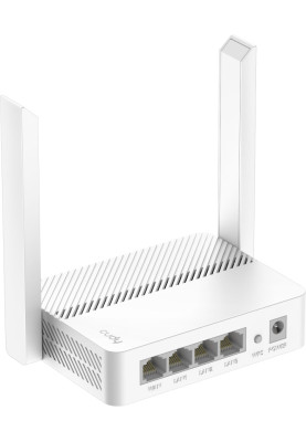 Маршрутизатор Cudy WR300, N300 Wi-Fi Router, 802.11b/g/n,300Mbps, 2.4GHz, 4 × 10/100Mbps Ports, 2 ×
