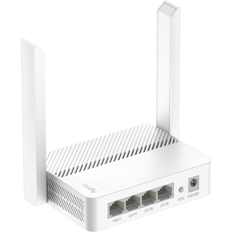 Маршрутизатор Cudy WR300, N300 Wi-Fi Router, 802.11b/g/n,300Mbps, 2.4GHz, 4 × 10/100Mbps Ports, 2 ×