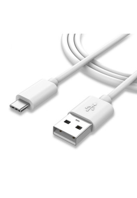 Кабель USB AM-Type-C M, 3.0м, білий