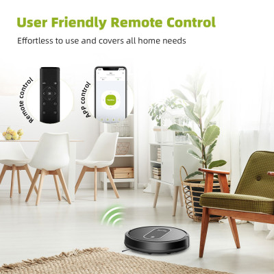 Робот пилосос Kyvol Cybovac D10 Random/250ml+200ml/2600mA/2000pa/Google Assistant,Amazon Alexa\Black