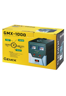 Стабілізатор напруги Gemix GMX-1000, 700Вт, релейний, стрілочний