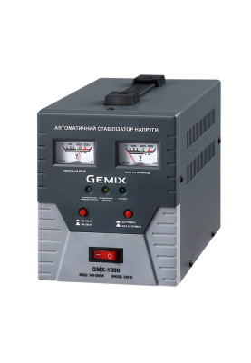 Стабілізатор напруги Gemix GMX-1000, 700Вт, релейний, стрілочний