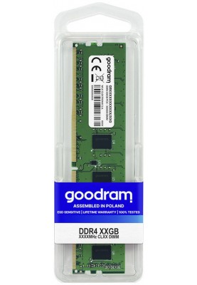 DDR4  8GB 2666MHz GoodRAM, Retail