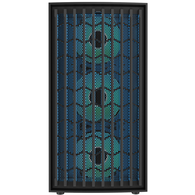 Корпус Modecom BREEZE BLACK USB 3.0x2 USB-Cx1 ARGB 4x140mm fans без БЖ ATX