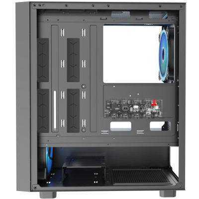 Корпус Modecom BREEZE BLACK USB 3.0x2 USB-Cx1 ARGB 4x140mm fans без БЖ ATX Корпус Modecom BREEZE BLACK USB 3.0x2 USB-Cx1 ARGB 4x140mm fans без БЖ ATX