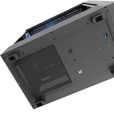 Корпус Modecom BREEZE BLACK USB 3.0x2 USB-Cx1 ARGB 4x140mm fans без БЖ ATX
