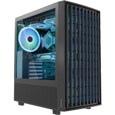 Корпус Modecom BREEZE BLACK USB 3.0x2 USB-Cx1 ARGB 4x140mm fans без БЖ ATX Корпус Modecom BREEZE BLACK USB 3.0x2 USB-Cx1 ARGB 4x140mm fans без БЖ ATX