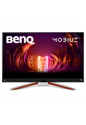 TFT 32" BenQ EX3210U, 4K UHD, IPS, 144Hz, 1 мс, HDMI, DP, USB-hub, HAS, колонки, білий