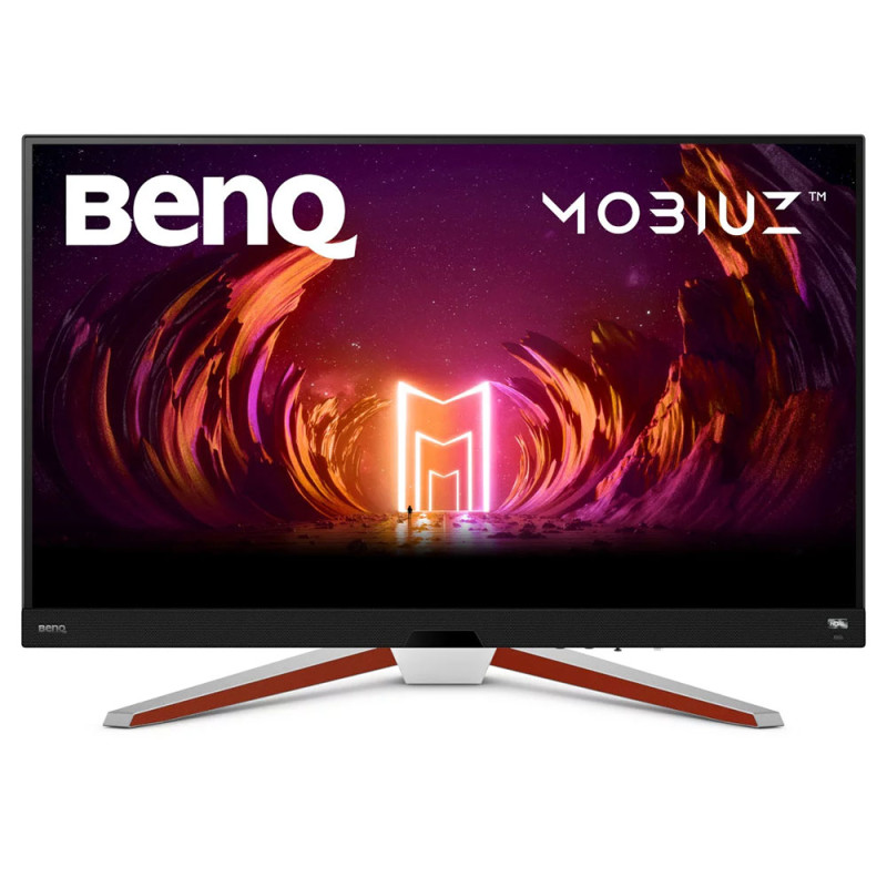 TFT 32" BenQ EX3210U, 4K UHD, IPS, 144Hz, 1 мс, HDMI, DP, USB-hub, HAS, колонки, білий