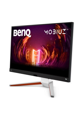 TFT 32" BenQ EX3210U, 4K UHD, IPS, 144Hz, 1 мс, HDMI, DP, USB-hub, HAS, колонки, білий