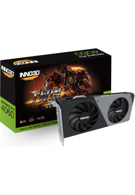 GeForce RTX4060 Inno3D TWIN X2 OC, 8GB GDDR6, 128bit, PCI Express 4.0 X8