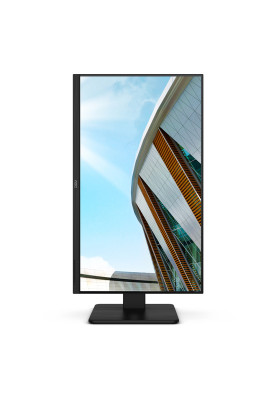 TFT 31.5" AOC U32P2CA, VA, UHD, DP, HDMI x 2, USB-C, Pivot, HAS, колонки, чорний