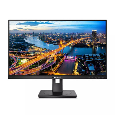 Монітор TFT 23.8" Philips 243B1, IPS, HDMI, DP, DP-out, USB-C, RJ-45, Pivot, HAS, колонки, чорний