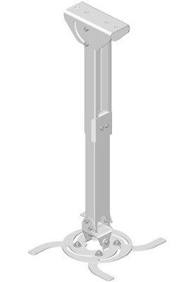 Кріплення проєктора KSL CMPR-4 10-20 кг, 42-60 см, настінне, стельове, біле