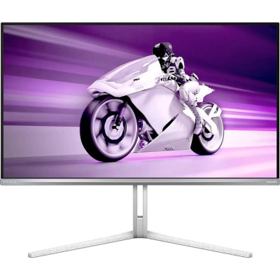 TFT 31.5" Philips 32M2N8900P,QD-OLED, UHD 4K,240hz, 2хHDMI, DP,USB-С, USB-hub, HAS, кол., біло-срібн
