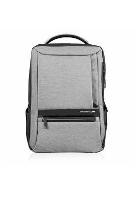 Рюкзак для ноутбука 15.6" Modecom USB port, сіро-чорний