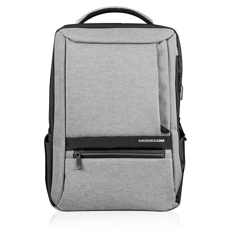 Рюкзак для ноутбука 15.6" Modecom USB port, сіро-чорний