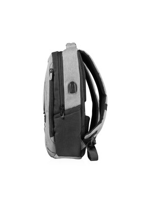 Рюкзак для ноутбука 15.6" Modecom USB port, сіро-чорний
