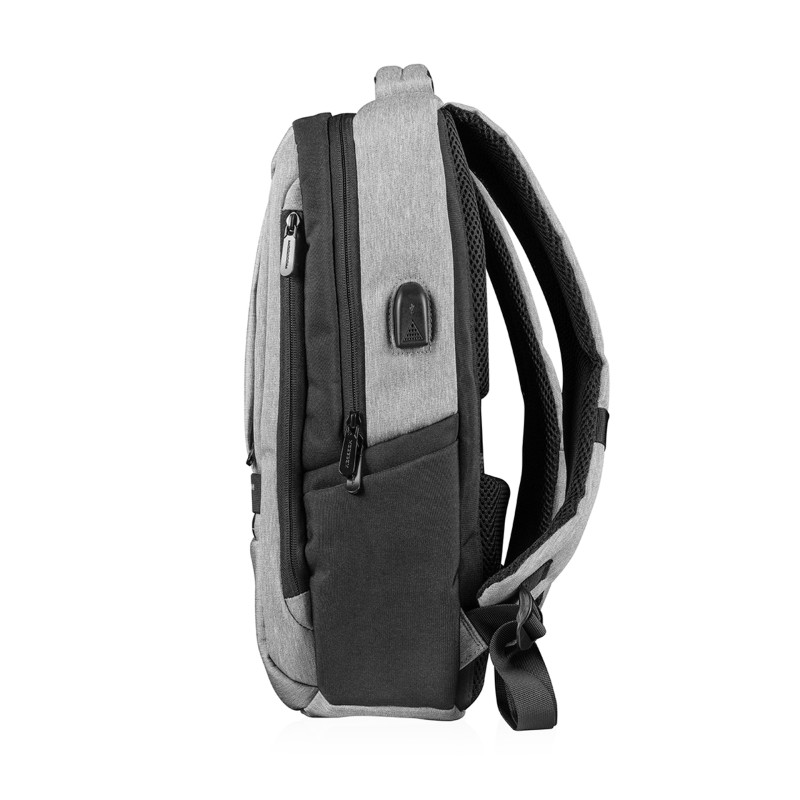Рюкзак для ноутбука 15.6" Modecom USB port, сіро-чорний