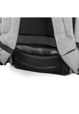 Рюкзак для ноутбука 15.6" Modecom USB port, сіро-чорний