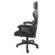 Крісло ігрове Gaming Chair Fury Avenger L, 60мм, Black-White