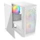 Корпус LogicConcept ARAMIS MESH+GLASS ARGB fans 3x120mm WHITE без БЖ mATX