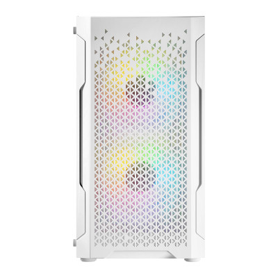 Корпус LogicConcept ARAMIS MESH+GLASS ARGB fans 3x120mm WHITE без БЖ mATX