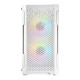 Корпус LogicConcept ARAMIS MESH+GLASS ARGB fans 3x120mm WHITE без БЖ mATX