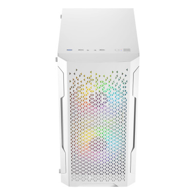 Корпус LogicConcept ARAMIS MESH+GLASS ARGB fans 3x120mm WHITE без БЖ mATX
