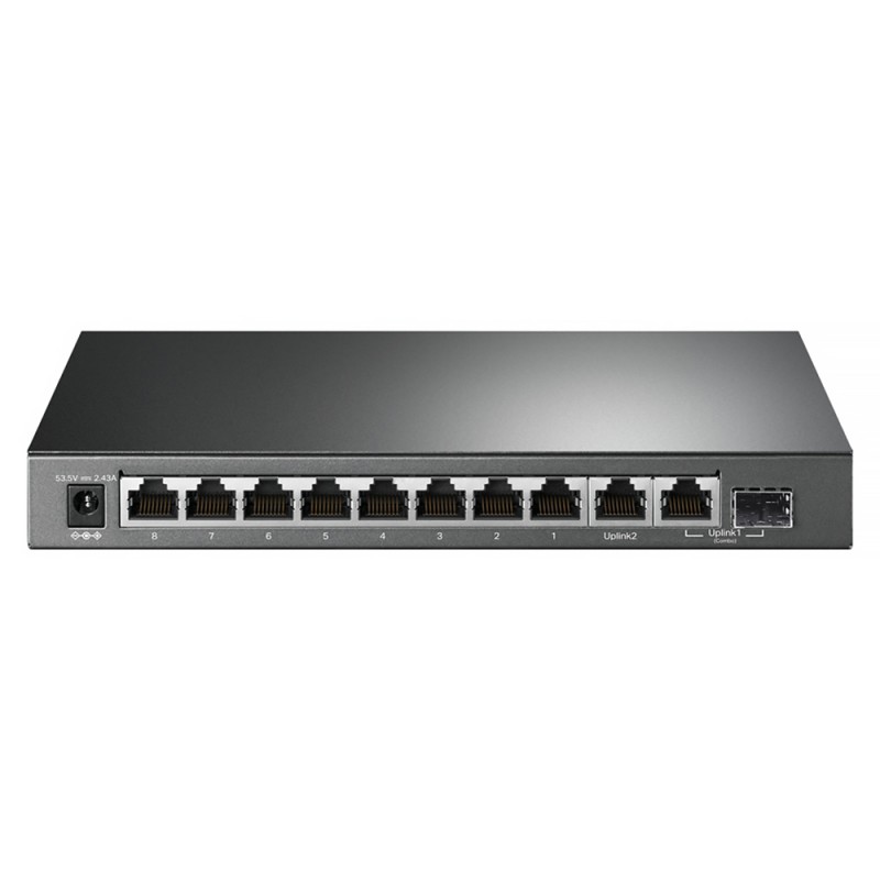 Комутатор TP-Link TL-SG1210MP, 8xGE/PoE+123W 1xGE 1xcomboGE/SFP