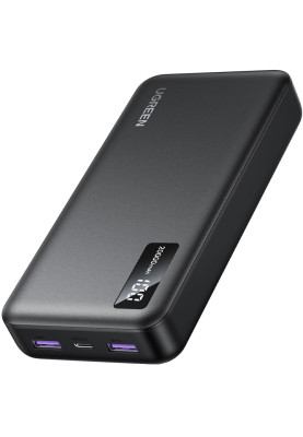 УМБ Ugreen 20000mAh 22,5W PD 2хUSB-A +2xUSB-C Black (PB312)