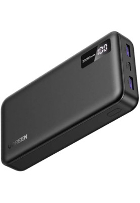 УМБ Ugreen 20000mAh 22,5W PD 2хUSB-A +2xUSB-C Black (PB312)