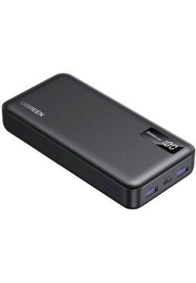 УМБ Ugreen 20000mAh 22,5W PD 2хUSB-A +2xUSB-C Black (PB312)