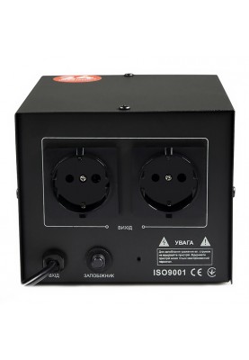 Стабілізатор напруги Gemix GX-501D, 500ВА/350Вт, цифрові індикатори, пластиковий корпус