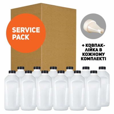 Тонер HP універсальний №1 Service Pack, флакон 12x833 г Patron (PN-HU1-10SP)