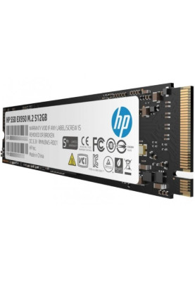 SSD 512Gb HP EX950 M.2 2280 PCIe Gen3 x4 NVMe 1.3 3D NAND, Retail