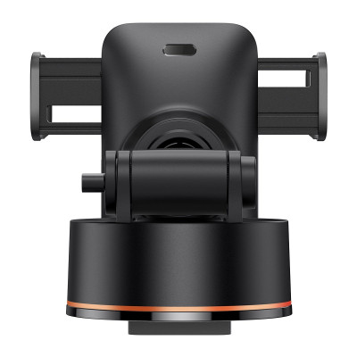Автомобільне кріплення-зарядка 15W для смартфона 4.7-7.5" (На присоску)  Baseus Чорне