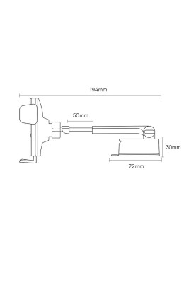 Автомобільне кріплення-зарядка 15W для смартфона 4.7-7.5" (На присоску)  Baseus Чорне