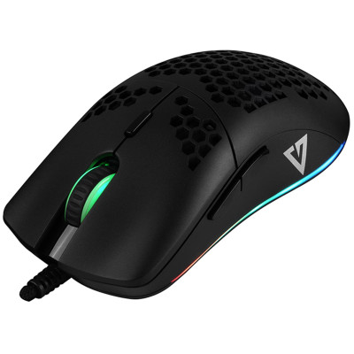 Мишка  Modecom Shinobi 3327 Volcano, ігрова, 5200dpi., 6кн., чорна