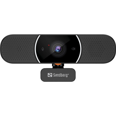 Веб-камера Sandberg All-in-1 Webcam 2K HD Speaker чорна