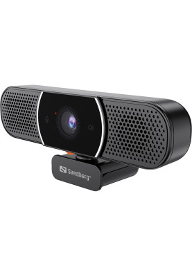 Веб-камера Sandberg All-in-1 Webcam 2K HD Speaker чорна