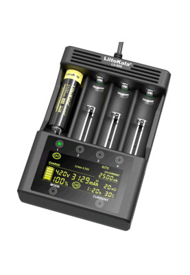 Зарядний пристрій LiitoKala Lii-600, 4x(Lion/NiMH/NiCd), discharge function, display