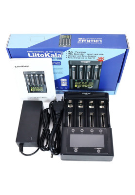 Зарядний пристрій LiitoKala Lii-600, 4x(Lion/NiMH/NiCd), discharge function, display