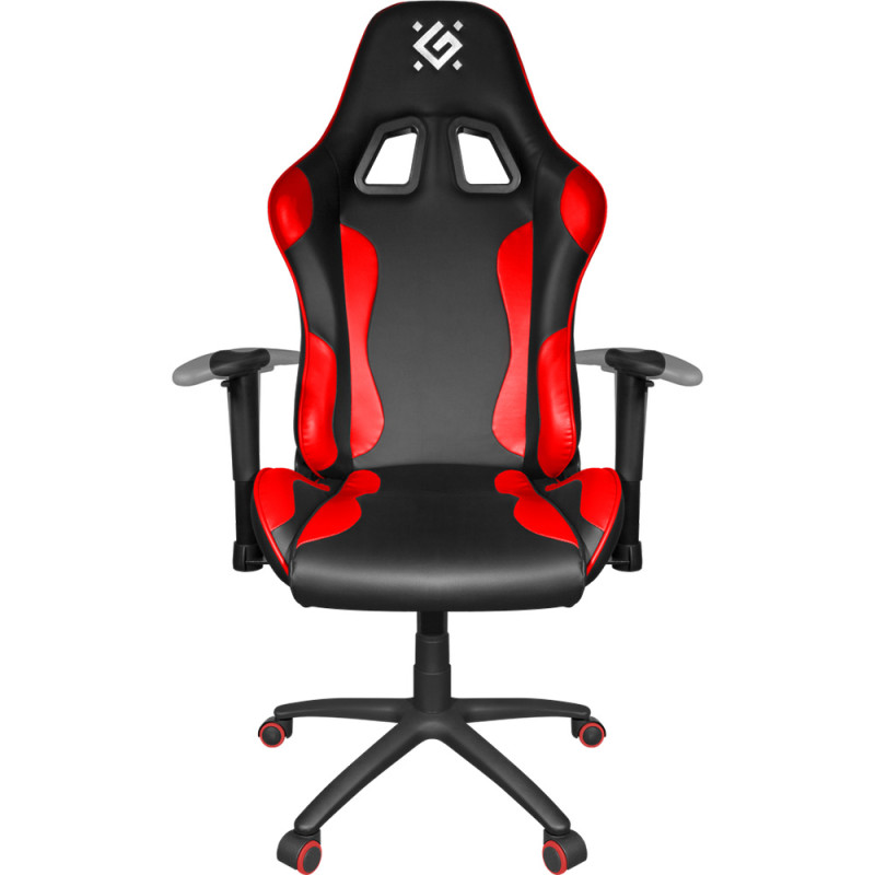 Крісло ігрове Defender Devastator CT-365, 50мм PU, Клас 4, Black/Red