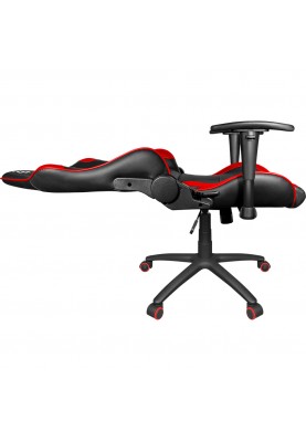 Крісло ігрове Defender Devastator CT-365, 50мм PU, Клас 4, Black/Red