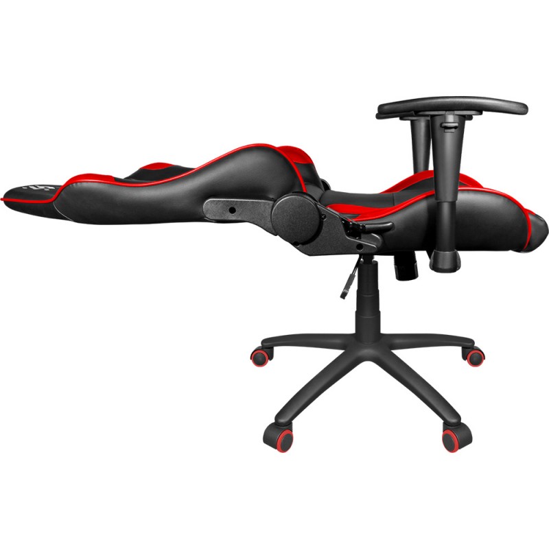 Крісло ігрове Defender Devastator CT-365, 50мм PU, Клас 4, Black/Red