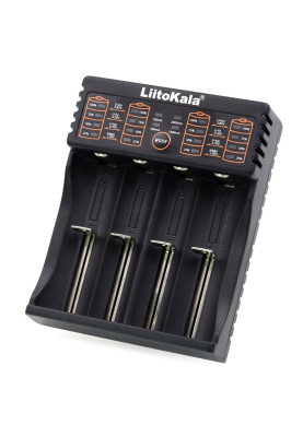 Зарядний пристрій LiitoKala Lii-402, 4x(Lion/NiMH/NiCd), Power Bank function